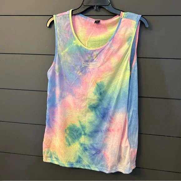 SHEIN Men’s Tank top Sz Medium Tie Dye - Picture 3 of 3